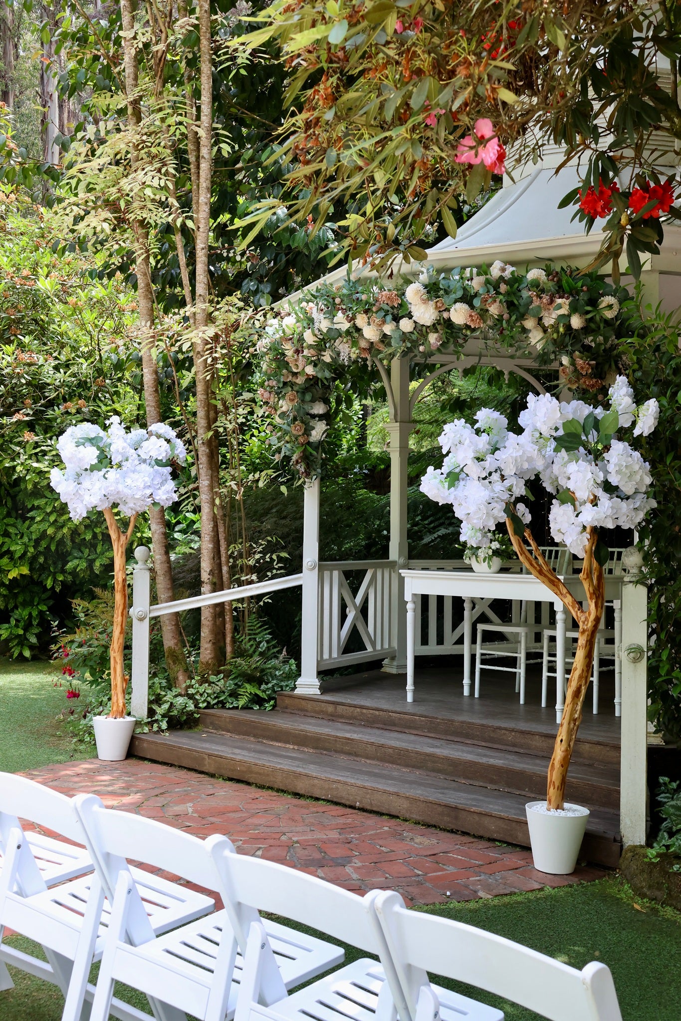 2 Hydrangea Display Trees